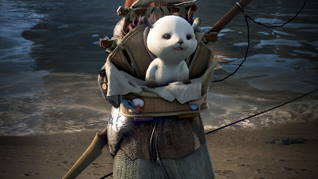 クリアの釣りリュック